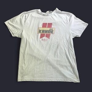 Vintage Kasey Kahne Budweiser Nascar White Shirt Large